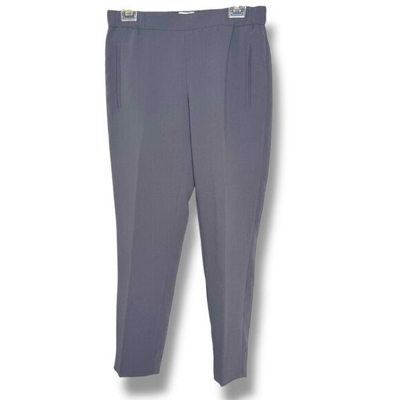 WILFRED x ARITZIA Darontal Pant Dark Grey Elastic Waist Cropped Women’s Size 4 - Picture 3 of 9